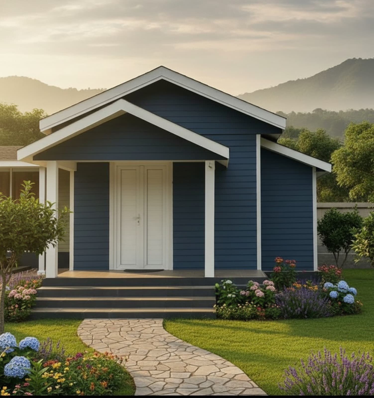 Cottage in scenic setting